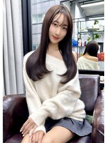 ユアーズヘア 神楽坂はなれ店(youres hair)&nbsp;縮毛矯正と髪質改善トリートメントで叶う美髪ストレート　艶髪