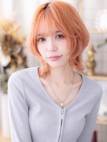 カバーヘア ブリス 北浦和(COVER HAIR bliss)&nbsp;ハッシュカット全頭ブリーチ小顔シャギーウルフc7北浦和10代20代