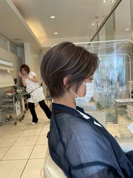 モードケイズエミュー(MODE K's eau) 30代40代大人可愛い丸みショートボブ似合わせ小顔カット摂津本山