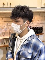 tahie Men’s 谷町【タヒエ メンズ】 癖を活かしたショートスタイル