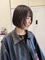 アローム(alom)&nbsp;ショート×レイヤー×艶カラー