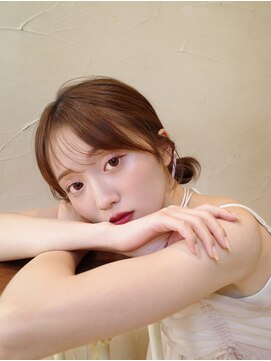 ベル 表参道店(Belle) 結んだ時もナチュラルに可愛い顔周り【脇山】