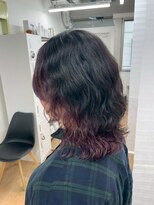 ハイレート ウニクス川越店(Hairate)&nbsp;【Hairate本川越】インナーピンクバイオレット／ウルフ