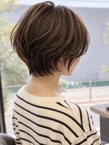 ルノン イオンモール佐久平店&nbsp;ショートボブ×ハイライト