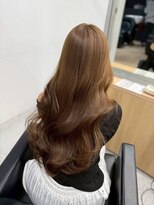 ペレ 原宿(PELE)&nbsp;ピンクベージュ/アンブレラカラー/クールショート/前髪/原宿