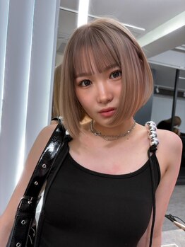 リノ(RLINO)の写真/透明感ブリーチカラー&圧倒的なデザイン力★[栄/名駅/ブリーチ/ダブルカラー/ハイトーン/カラー/学割U24]