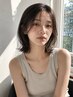 【平日10:00~15:00限定】似合わせカット+透明感カラー ¥9,000