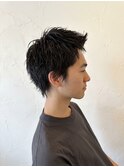 "直毛"スパイキーショート/ウルフ寄り