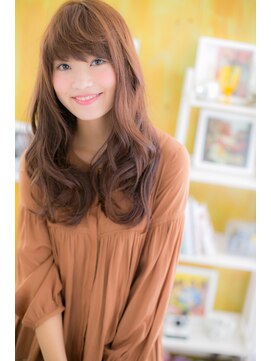 ミック ヘアアンドビューティー 大山店(miq  Hair&Beauty) まろやかカールで…”格上げ”大人顔ロング