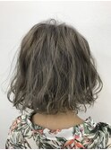 透け感ボブ