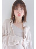 透明感＊大人ボブミディアム 担当 サカモト