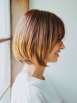 カラーサロンビスカリア 相模原エリア 淵野辺駅店(Color salon Biscaria)&nbsp;ショートボブ☆ワンカール☆前髪[淵野辺/淵野辺駅][学割U24]