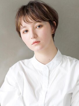 ネリー 銀座(NERIE) 似合わせカット銀座大人ショート テラッコタミニウルフ