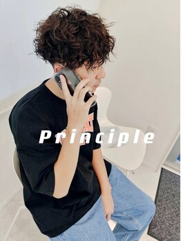 プリンシプル(PRINCIPLE)の写真/【熟練の技】メンズスタイルは甘さとソリッド感が必要。特有のキレのある色気をヘアスタイルで表現します！