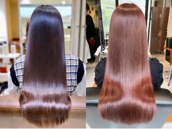 フォルテレイ 青山(FORTE Lei)の写真/自社で開発するほど髪質改善に特化したサロン。縮毛矯正との相性も◎[縮毛矯正/髪質改善/学割U24/縮毛矯正]