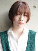 カライング(ing) 大人可愛い20代30代40代黒髪前下がりショートボブ丸みショート◎