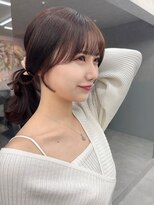 ロンド マーレ 天神大名店(Lond mare)&nbsp;似合わせスタイル　韓国風ヘア　韓国ヘア　くびれヘア　顔まわり