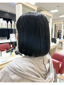 ヘアークリアー 春日部 大人可愛い前下がりボブ/ツヤツヤストレート/30代40代50代