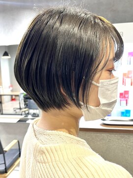 プルーヴ 秋葉原(prove) 30代40代大人女性/前髪ありショートボブ/ショートヘア/髪質改善