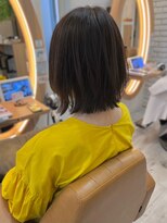 アドラーブル けやき通り店(adorable)&nbsp;【くびれボブ】ミニウルフ透明感カラー20代30代