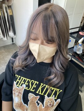 ラフ 難波店(LAFF) #黒髪#ボブルフ#ネビージュ#小顔#ワンレン