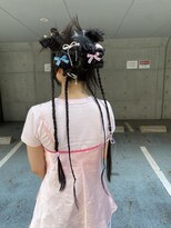 K-POP アイドル風ヘアセット