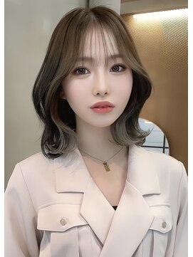 トイロ 新宿(Toiro) 【韓国風】くびれミディアム　小顔　似合わせ　薄め前髪