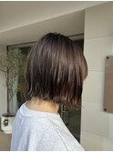 切りっぱなしくびれボブ