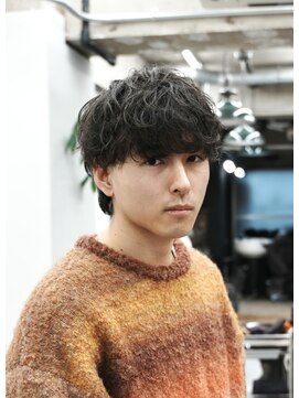 マール 矢場町(MARL) ナチュラルマレット×緩めスパイラル