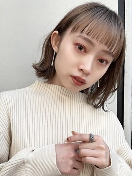 トイロ 渋谷(Toiro) 10代20代☆外ハネボブ×ミルクティーベージュ