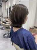 中川　前髪カット顔まわり似合わせ外ハネくびれレイヤーミディ