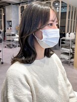 ラベルムバイエーケー(La Belleme by AK)&nbsp;くびれミディ&ブリーチなしオリーブグレージュ