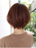 毛先ゆるふわショート