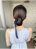 シニヨン タイトヘア タイトシニヨン 参列ヘア