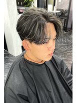 ランズ(LANDS)&nbsp;メンズカット　メッシュカラー【韓国ヘア 大阪 梅田】