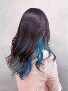 ベジータ(VEGETA) REDbrown×paleBlue×Blueinner