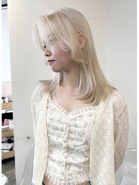 リヴ ウメダ(LIV umeda) ブロンド/ブリーチ/ダブルカラー【梅田】