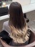 【デザイン透明感◎】グラデーションブリーチ＋カラー＋カット