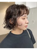 【井上】ボブパーマニュアンスパーマ顔周りパーマ