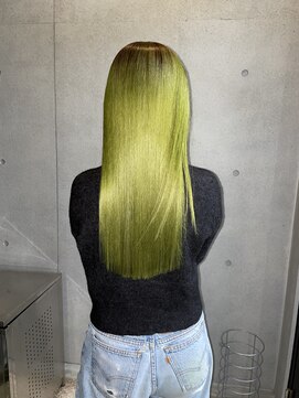 ヴァーディ オモテサンドウ(Vardy omotesando) roots/緑 ルーツカラー デザインカラー