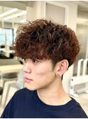【犬系男子】セットが簡単なプードルパーマ