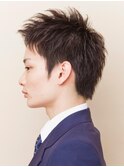 爽やかビジネスショートツーブロックなし
