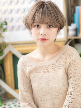 カバーヘア ブリス 大宮西口(COVER HAIR bliss) 外国人風グレーベージュ小顔マッシュウルフc6大宮10代20代30代