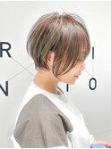 束感ショート/学割U24/縮毛矯正/髪質改善/グレージュ