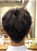 マッシュショート_メンズパーマ