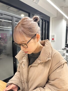 サニーズ(SUNNY'S by CONKS) うっすらピンクのミルクティーベージュカラー