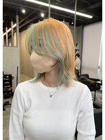 シエンゴールド(CIEN gold)&nbsp;オレンジカラー/グリーンカラー/ブリーチ#浜松駅#カラー