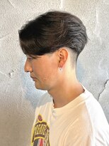 ニアウ 高崎店(Niau)&nbsp;メンズセンターパートニュアンスフェザーパーマ群馬高崎眉毛韓国