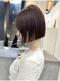 似合わせカット ボブヘア 縮毛矯正 ミニボブ 切りっぱなしボブ