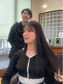 ヘア ショップキャリーの写真/カウンセリング～仕上げまでを納得の仕上がり☆仕上げまで担当するので髪のお悩みを相談しやすい♪